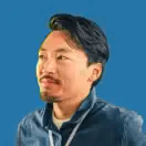 Portrait of a team member mid-conversation